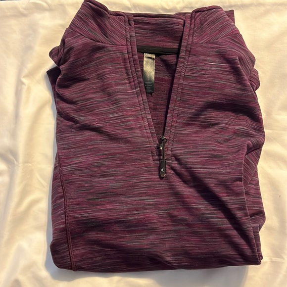 Kyodan Purple Quarter Zip Pullover Sweatshirt - Picture 2 of 6